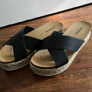 Flat Platform Espadrilles